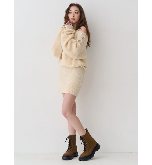 EVRIS「レースアップインソールワークブーツ」|ショートブーツ|