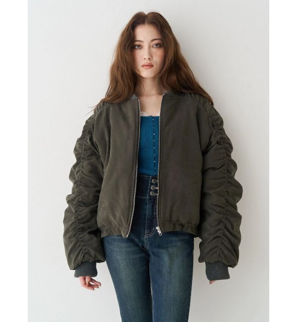 EVRIS「フロントホックレースドッキングニットトップス」|ニット・セーター|