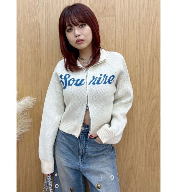 EVRIS「コンパクトジャガードニットトップス」|ニット・セーター|