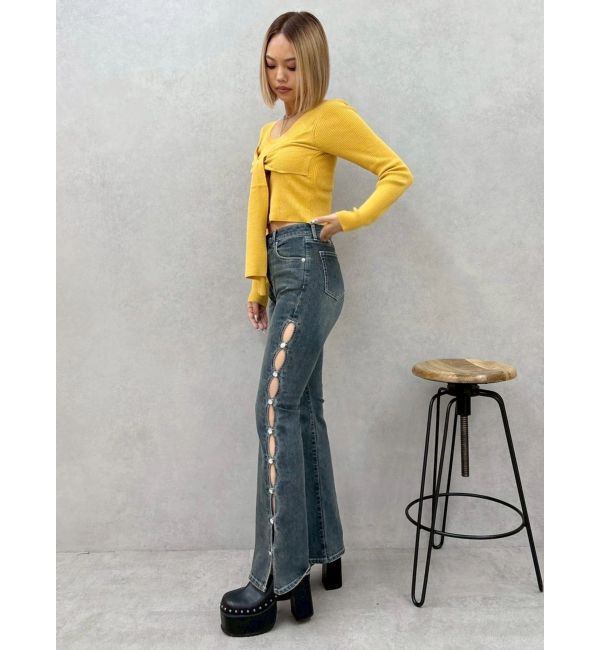 EVRIS「リボンデザインニットトップス」|ニット・セーター|