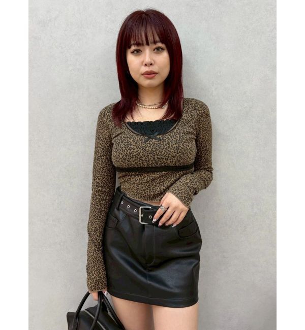 EVRIS「レイヤードフリルトップス」|Tシャツ・カットソー|