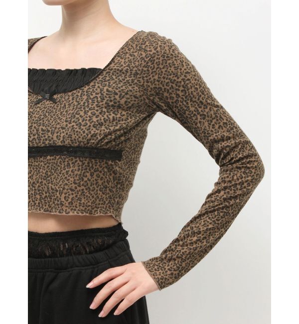 EVRIS「レイヤードフリルトップス」|Tシャツ・カットソー|