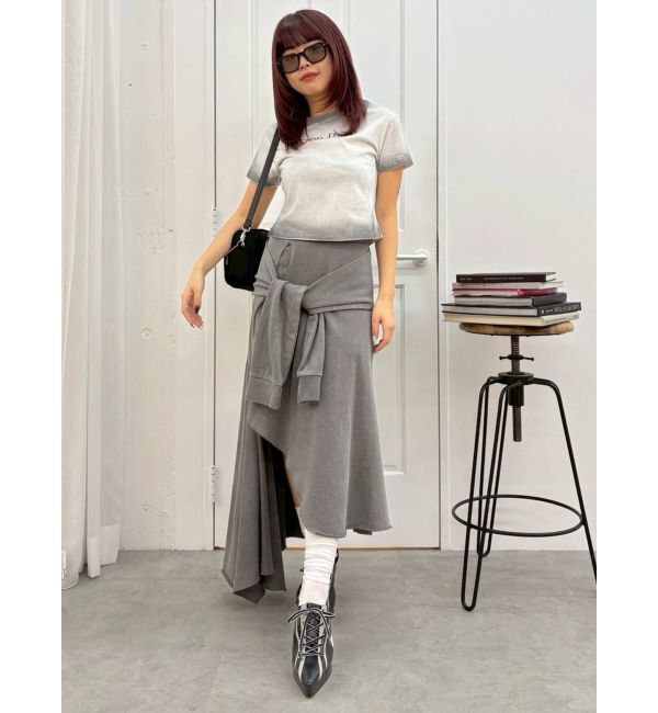 EVRIS「MOON BABE ロゴクロップドTシャツ」|Tシャツ・カットソー|