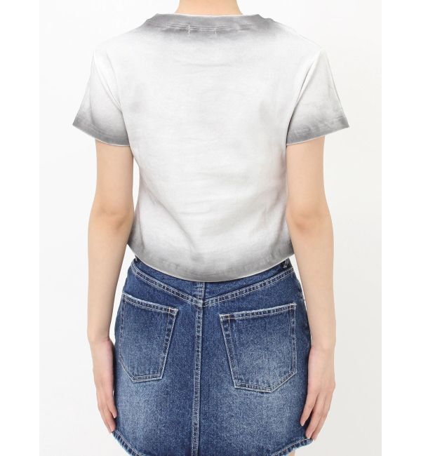 EVRIS「MOON BABE ロゴクロップドTシャツ」|Tシャツ・カットソー|