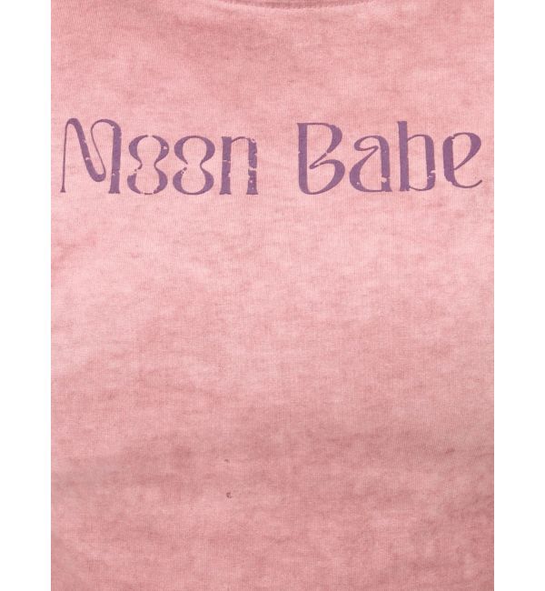 EVRIS「MOON BABE ロゴクロップドTシャツ」|Tシャツ・カットソー|