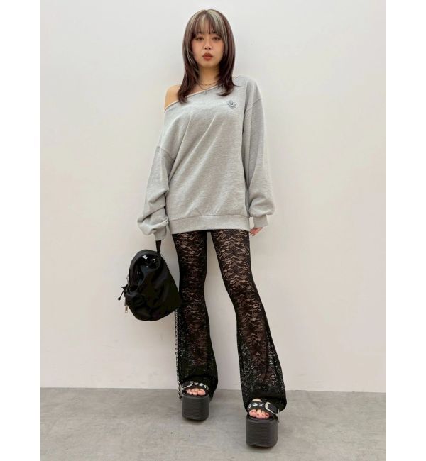 EVRIS「ワンショルダースウェットトップス」|スウェット・ジャージ|