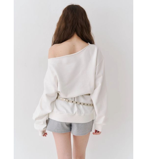 EVRIS「ワンショルダースウェットトップス」|スウェット・ジャージ|