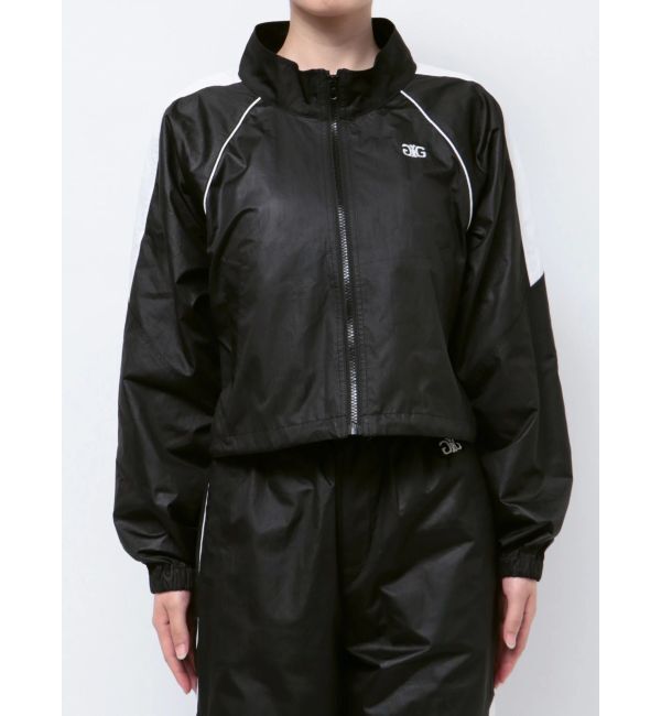 GYDA「【TINY】Symmetry GYDAラインショートトラックジャケット」|ブルゾン・スタジャン|