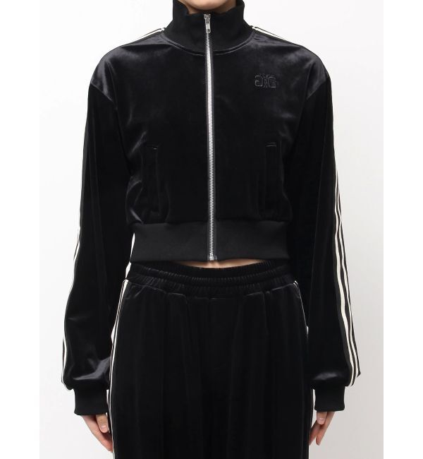 GYDA「SymmetryGYDAベロアトラックジャケット」|ブルゾン・スタジャン|