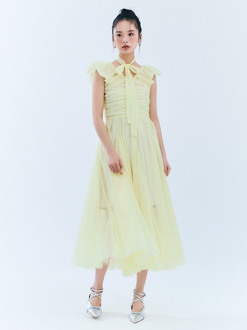 FURFUR「ボリュームチュールドレス」|ドレス|