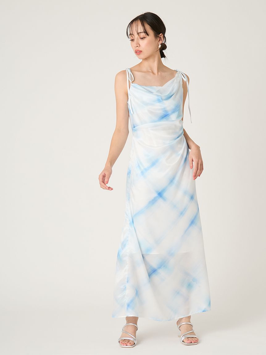 FRAY I.D「タックドレープキャミワンピース」|ワンピース|