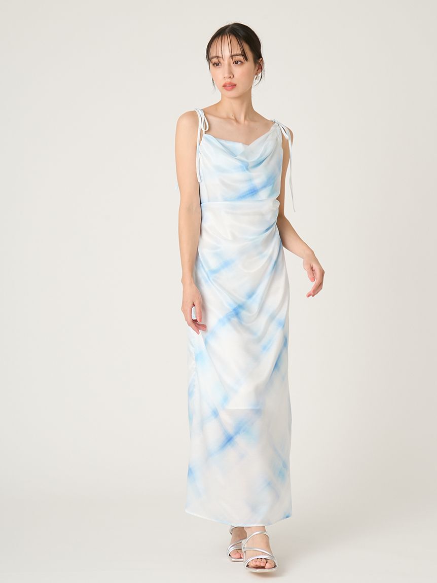 FRAY I.D「タックドレープキャミワンピース」|ワンピース|