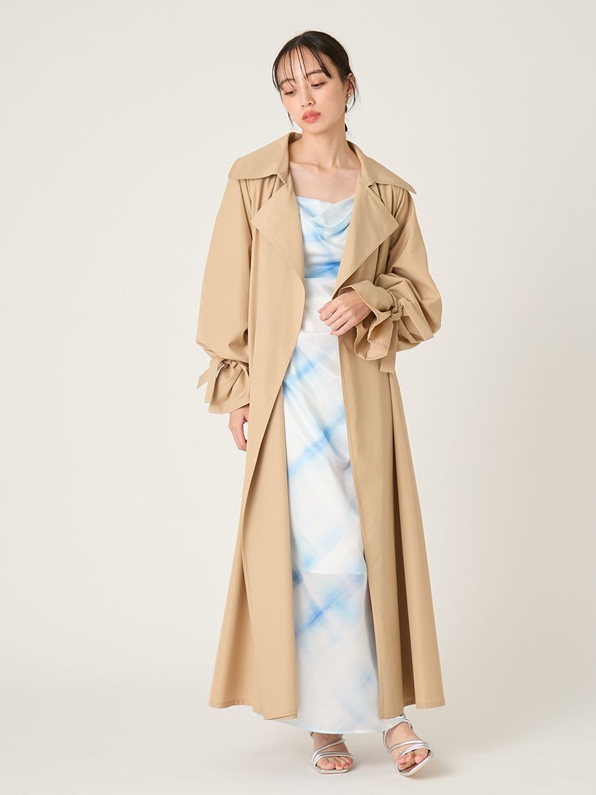 FRAY I.D「タックドレープキャミワンピース」|ワンピース|