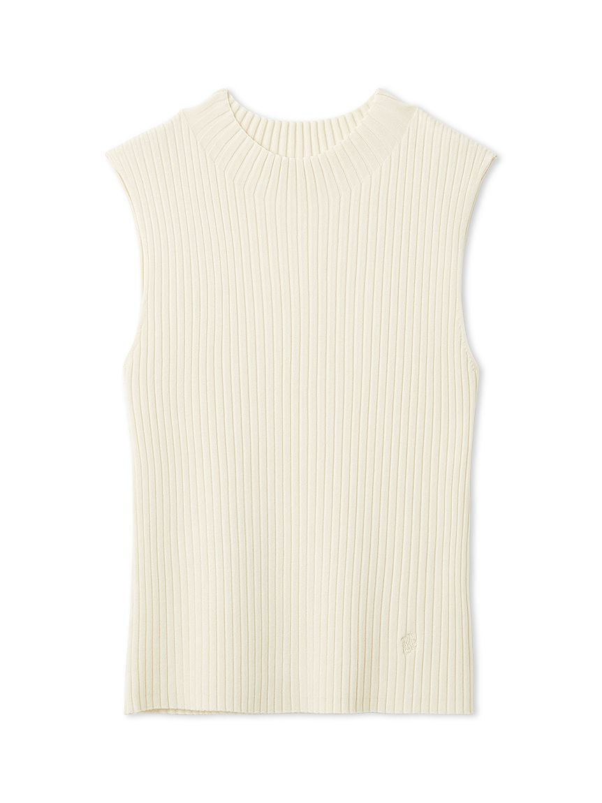 FRAY I.D「シルクブレンドハイネックノースリリブニット／ウォッシャブル」|ニット・セーター|