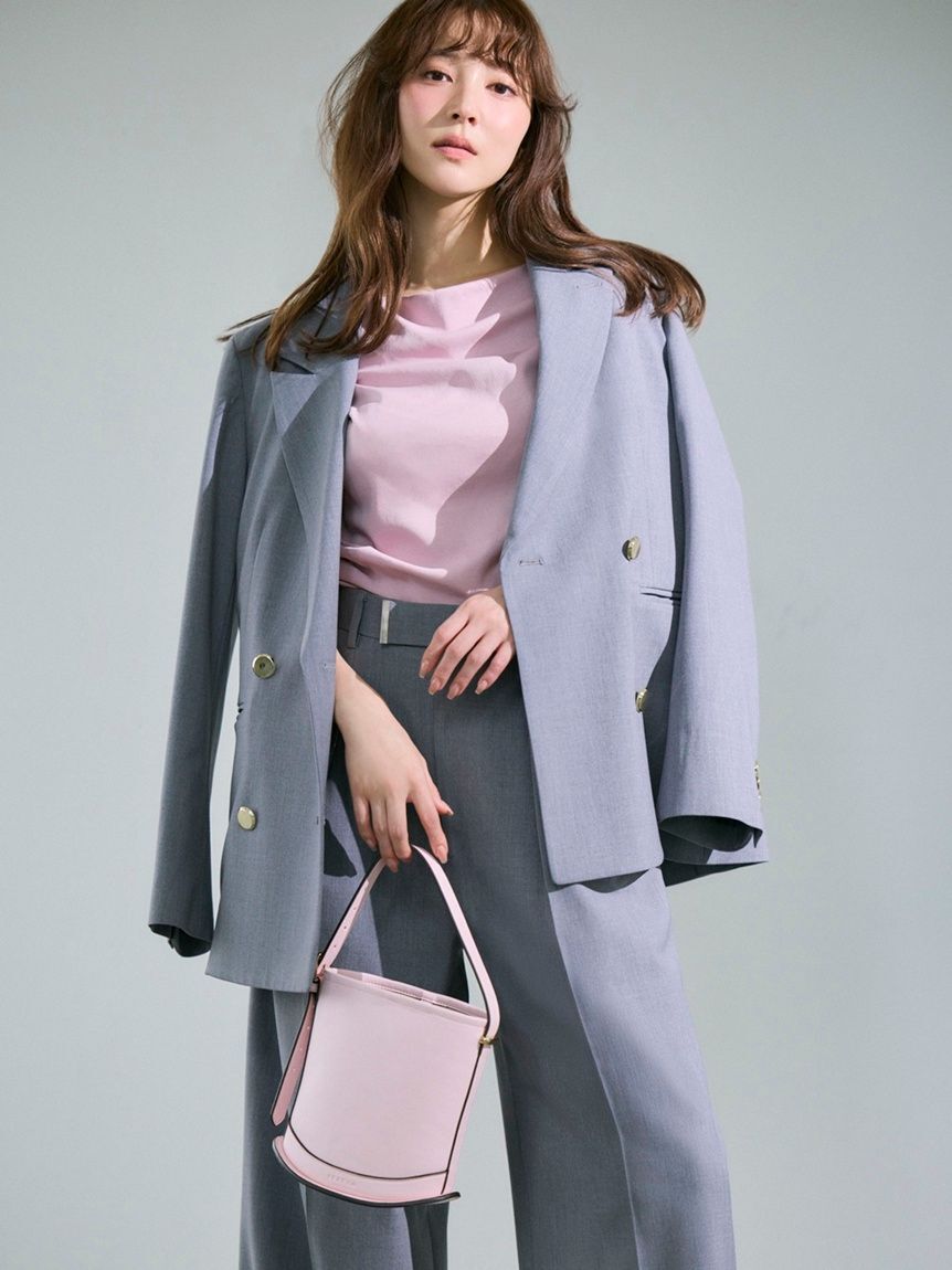 FRAY I.D「ドレープネックオフショルカットソー／ウォッシャブル」|Tシャツ・カットソー|