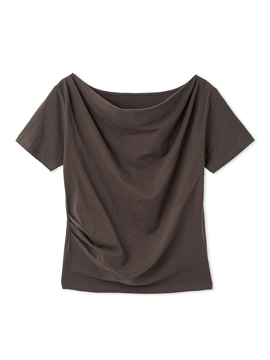 FRAY I.D「ドレープネックオフショルカットソー／ウォッシャブル」|Tシャツ・カットソー|