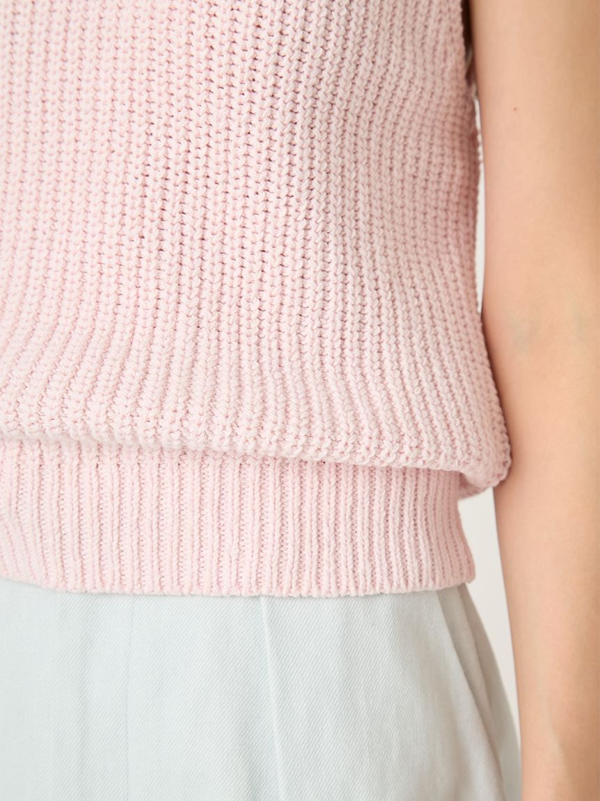 FRAY I.D「コットンリネンホルターネックニット」|ニット・セーター|