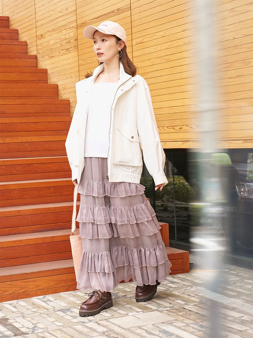 LILY BROWN Lingerie「骨格タイプ別カップインTシャツ【ナチュラル】（接触冷感）」|Tシャツ・カットソー|