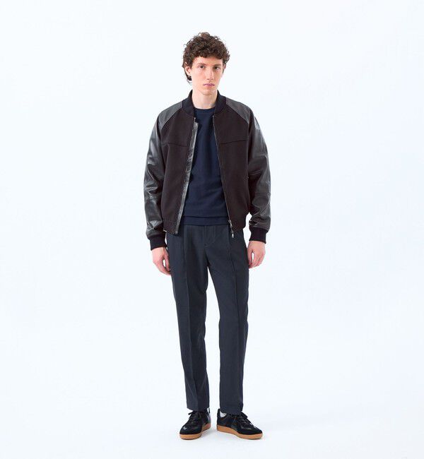 MACKINTOSH PHILOSOPHY「1タックドローコードパンツ ドライストレッチオックス」|スラックス|