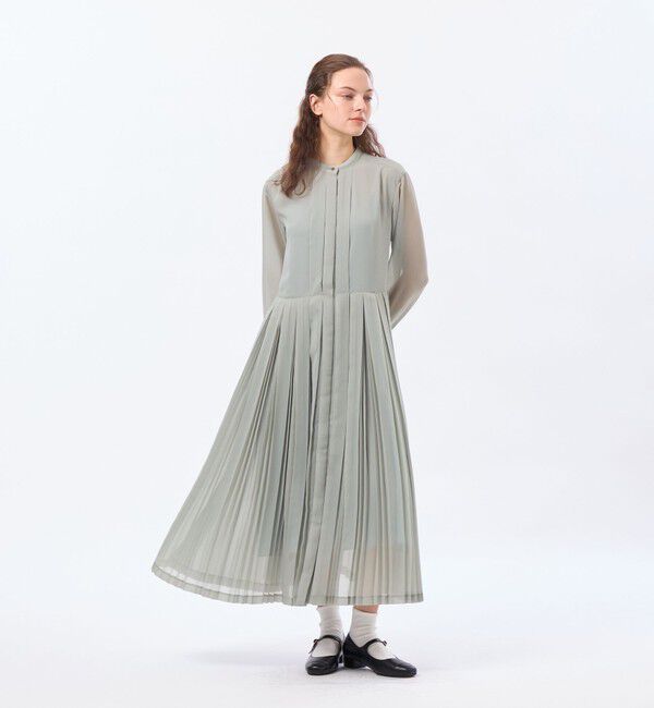 MACKINTOSH PHILOSOPHY「【WEB&一部店舗限定】【WILLINGHAM DRESS（ウィリングハムドレス）】トリプルプリーツ」|ワンピース|