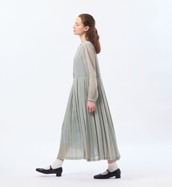 MACKINTOSH PHILOSOPHY「【WEB&一部店舗限定】【WILLINGHAM DRESS（ウィリングハムドレス）】トリプルプリーツ」|ワンピース|