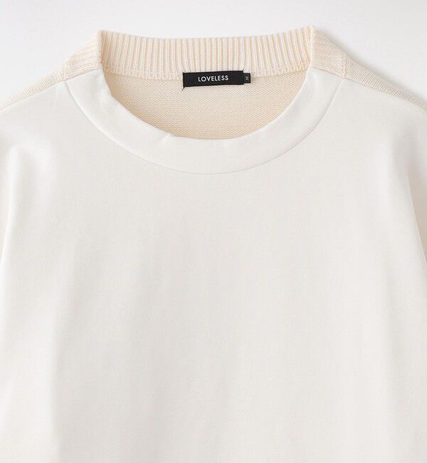  「スウェットコンビプルオーバー」|Tシャツ・カットソー|