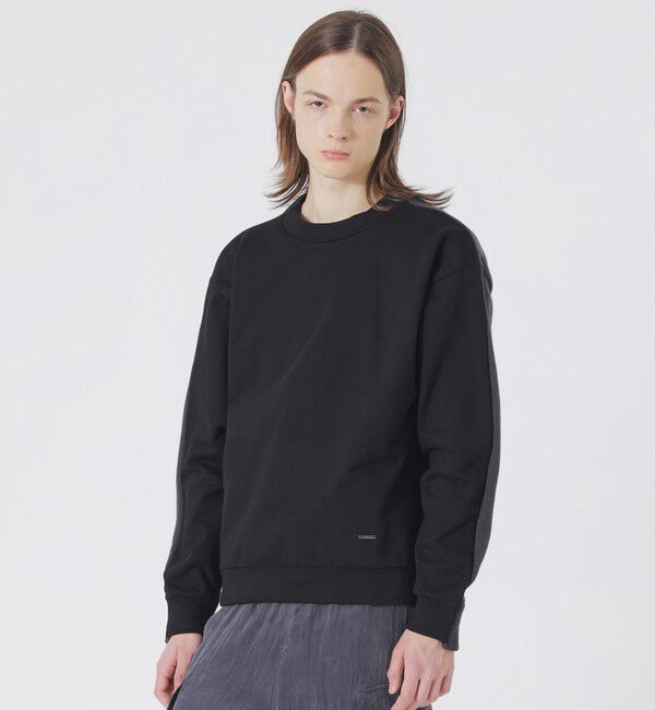  「スウェットコンビプルオーバー」|Tシャツ・カットソー|ブラック