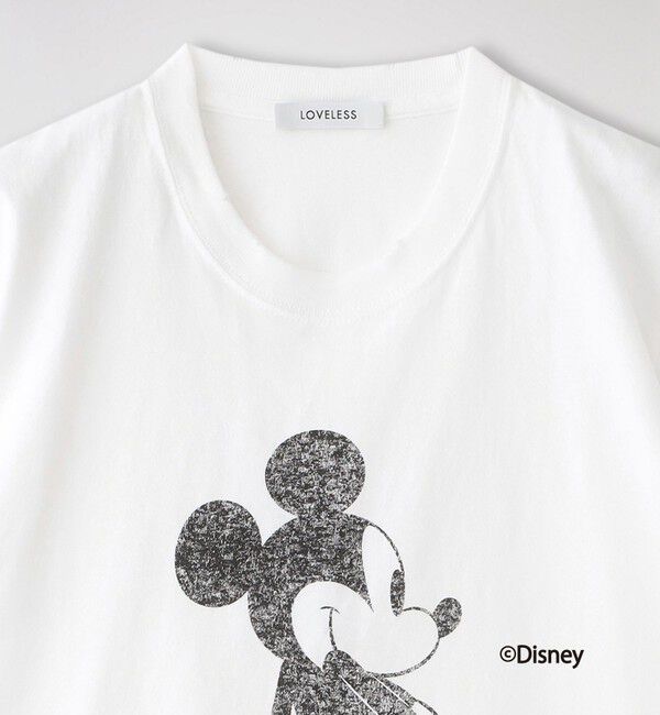  「【ミッキーマウス / LOVELESS限定】プリントTシャツ(バックスタイル)」|Tシャツ・カットソー|