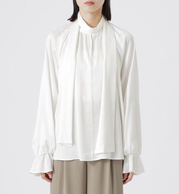  「ヴィンテージサテンボウタイブラウス」|シャツ・ブラウス|