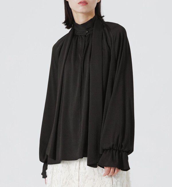  「ヴィンテージサテンボウタイブラウス」|シャツ・ブラウス|