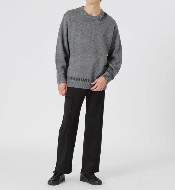  「【UNISEX】ポイントスレッドプルオーバー」|ニット・セーター|