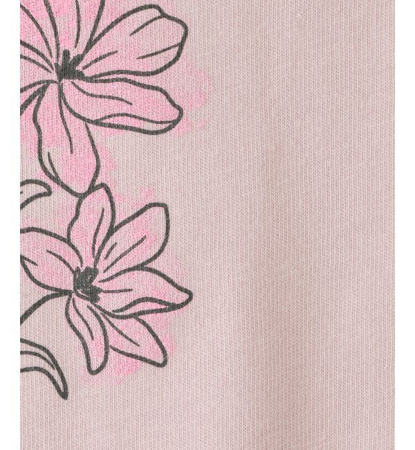 ikka kids「【親子おそろい】ボリュームパフ袖プリントTシャツ（120~160cm）」|Tシャツ・カットソー|