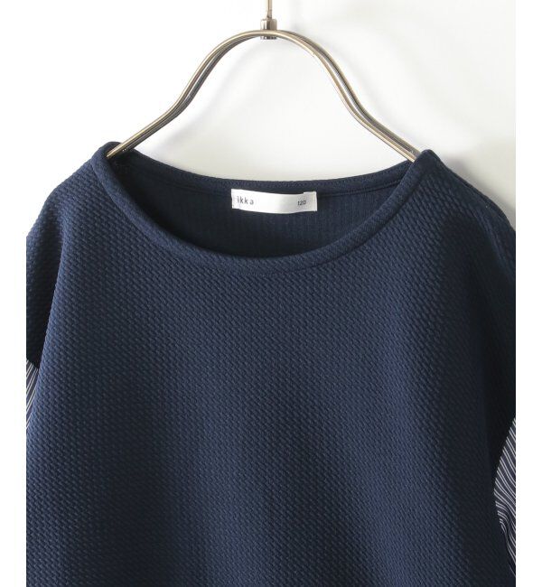 ikka kids「【親子おそろい】ベストレイヤードプルオーバー（120~160cm）」|Tシャツ・カットソー|