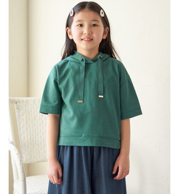 ikka kids「【親子おそろい】ミニワッフルスピンドルパーカー（120~160cm）」|Tシャツ・カットソー|