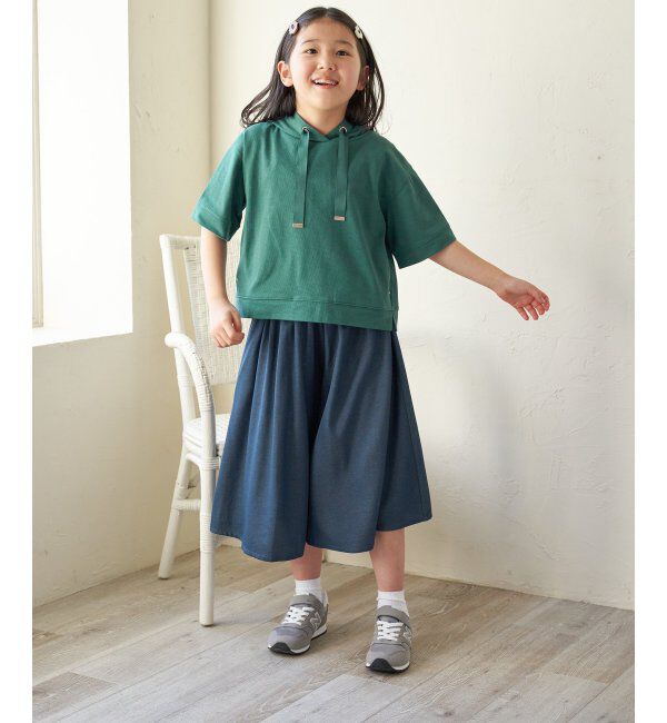 ikka kids「【親子おそろい】ミニワッフルスピンドルパーカー（120~160cm）」|Tシャツ・カットソー|