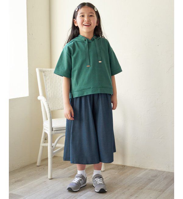 ikka kids「【親子おそろい】ミニワッフルスピンドルパーカー（120~160cm）」|Tシャツ・カットソー|