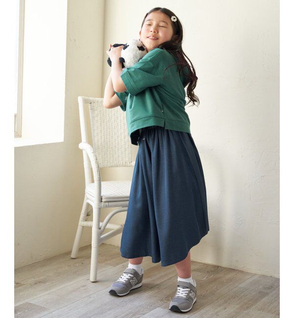 ikka kids「【親子おそろい】ミニワッフルスピンドルパーカー（120~160cm）」|Tシャツ・カットソー|