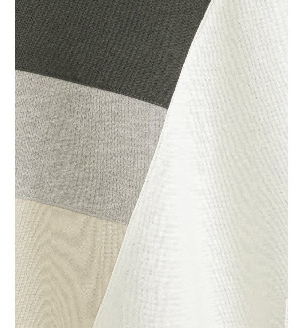 ikka kids「裏起毛斜めブロックストレーナー（120~160cm）」|Tシャツ・カットソー|