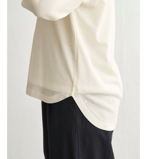 ikka「【雑誌InRed5月号掲載】シア－ロゴプリント 7分袖プルオーバーセット【2点セット】」|Tシャツ・カットソー|