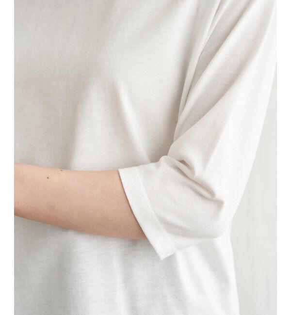 ikka「【雑誌InRed5月号掲載】シア－ロゴプリント 7分袖プルオーバーセット【2点セット】」|Tシャツ・カットソー|