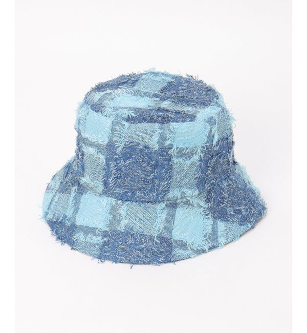 VENCE share style「フリンジチェックバケットハット」|その他|