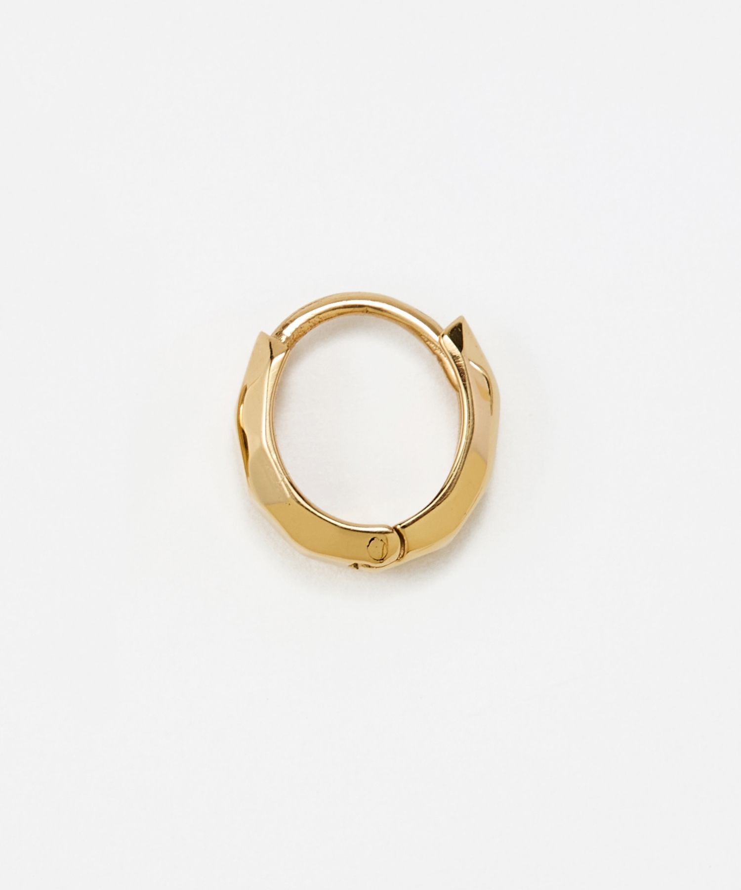 JUPITER「【SV・片耳】ミニマルフープピアス/ニッケルフリー/金属アレルギー対応　ゴールド」|ピアス|