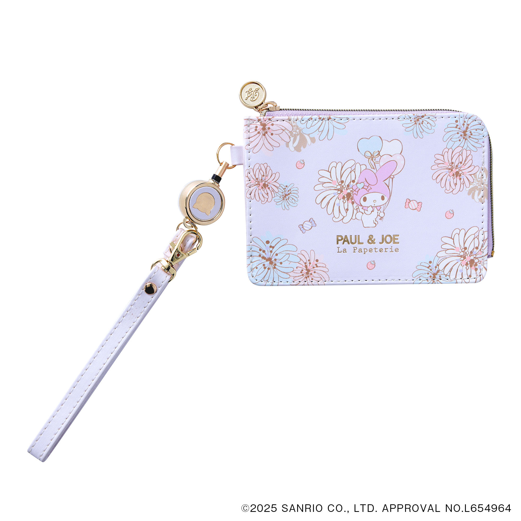 PAUL&JOE「パスケース／ポール＆ジョーｘマイメロディ」|定期入れ|パープル