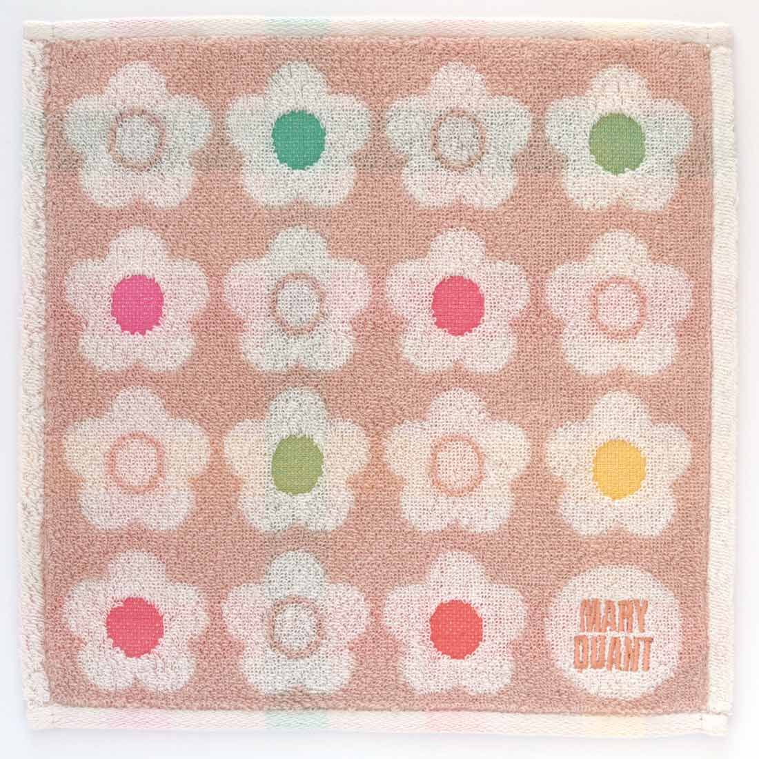  「MARY QUANT タオルハンカチ＜カラフルデイジー＞」|タオル|