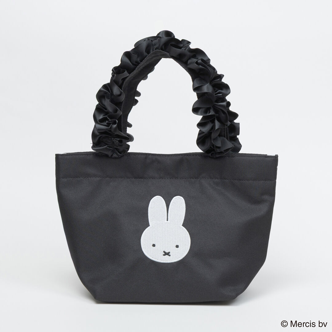  「MIFFY Chidori＆Monotone トートバッグ」|トートバッグ|BLK
