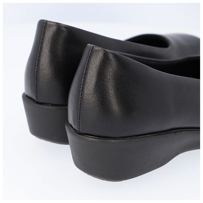 BACKYARD FAMILY「ローヒール パンプス 黒 通販 ストレッチ フォーマル ヒール? フィット 歩きやすい 快適 3E」|パンプス|