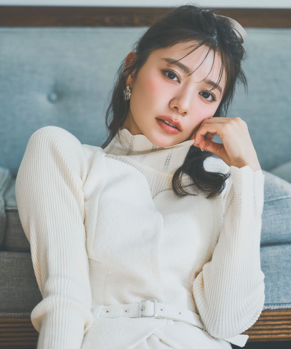 アンドクチュール「ツイード&times;チュールドッキングワンピース」|ワンピース|