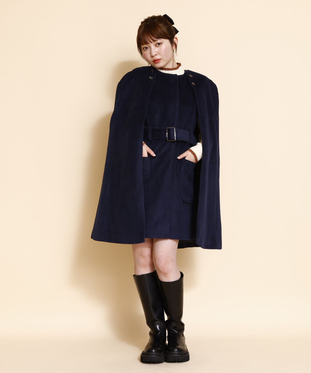 REDYAZEL「ファーカラースリットスリーブコート」|その他|