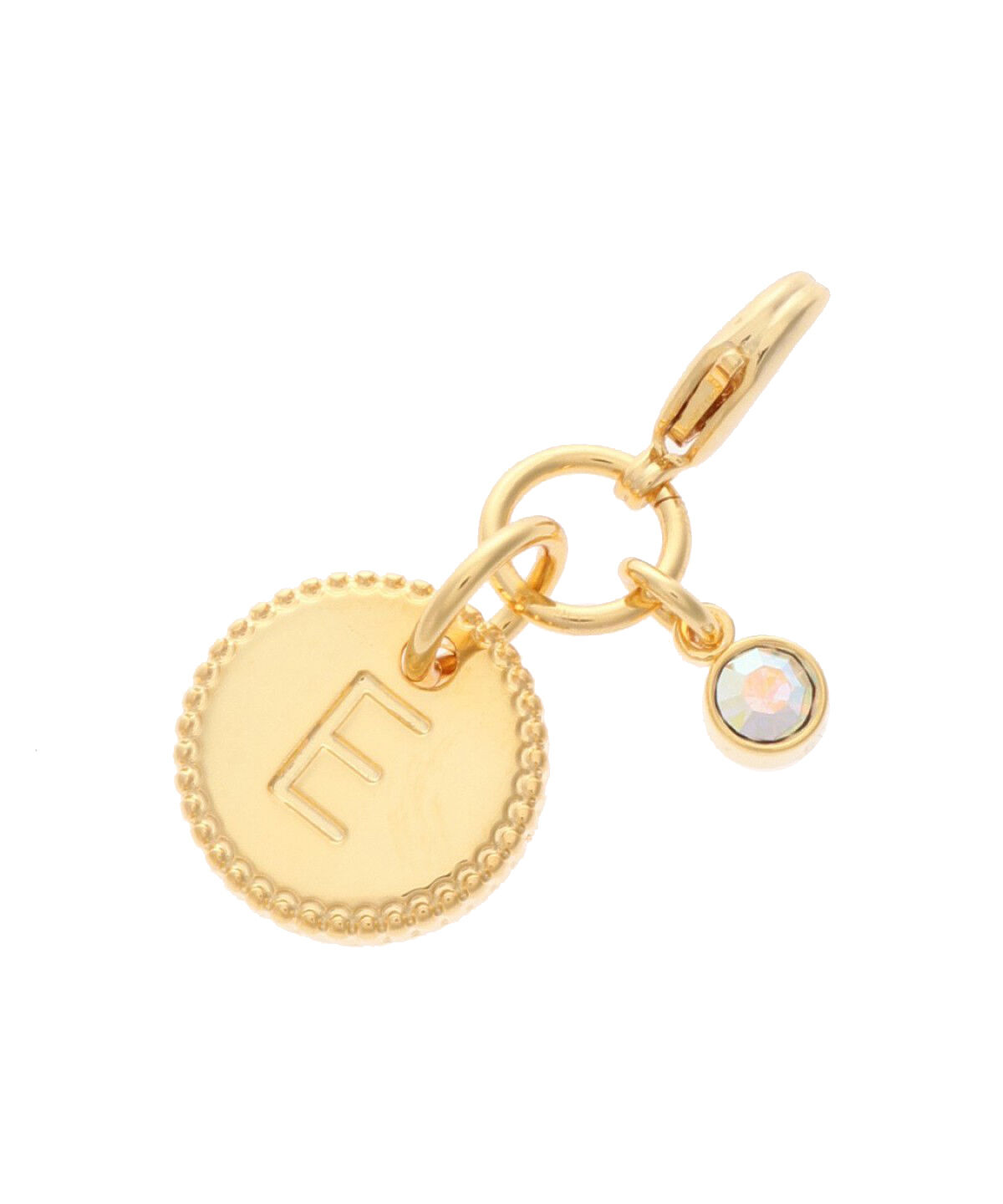 Samantha Thavasa Petit Choice「シンプルイニシャルチャーム ｅ」|チャーム・キーホルダー|ゴールド