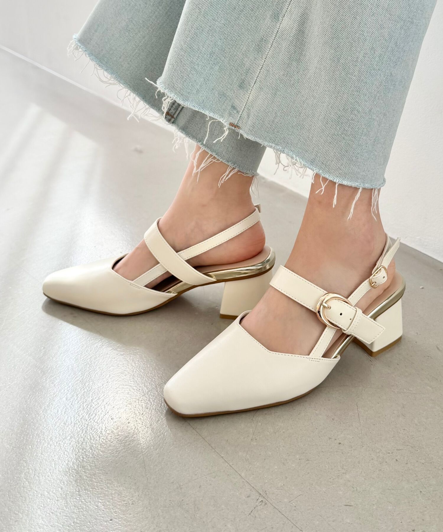 ORiental TRaffic「●2026春夏新作●バック ストラップ パンプス /61101」|パンプス|